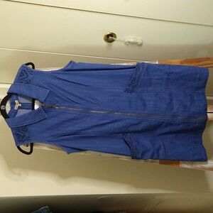 Democracy Sleeveless Denim Dress Sz XL